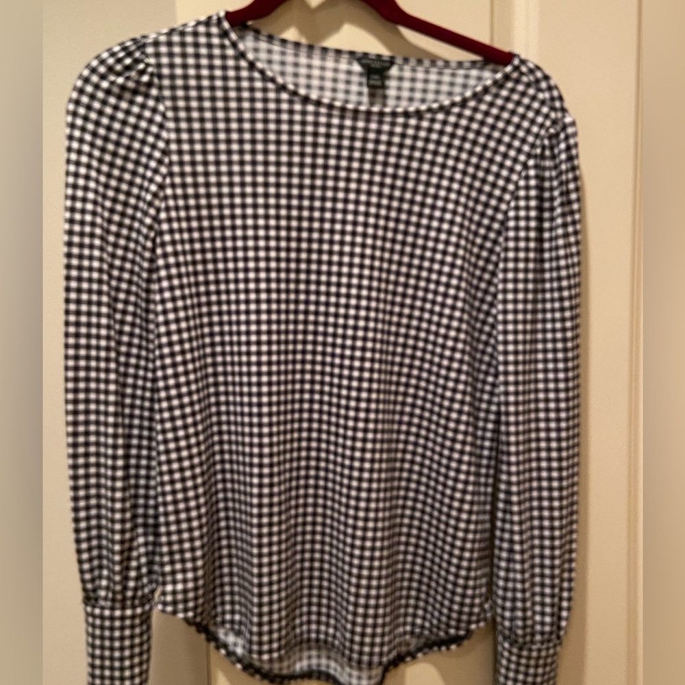 Ann Taylor Gingham blouse